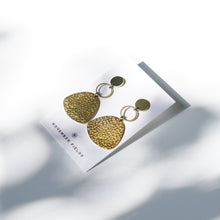 Jemma - Brass and Gold Earrings