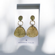 Jemma - Brass and Gold Earrings