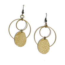 Joliet Raw Brass Earrings