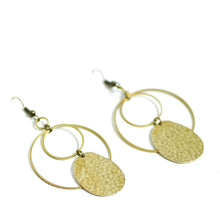 Joliet Raw Brass Earrings