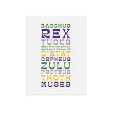 New Orleans Mardi Gras Krewes Illustration