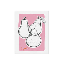 La Poire (Pears) in Pink Art Print