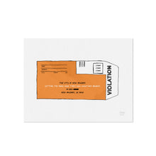 New Orleans Violations Art Print