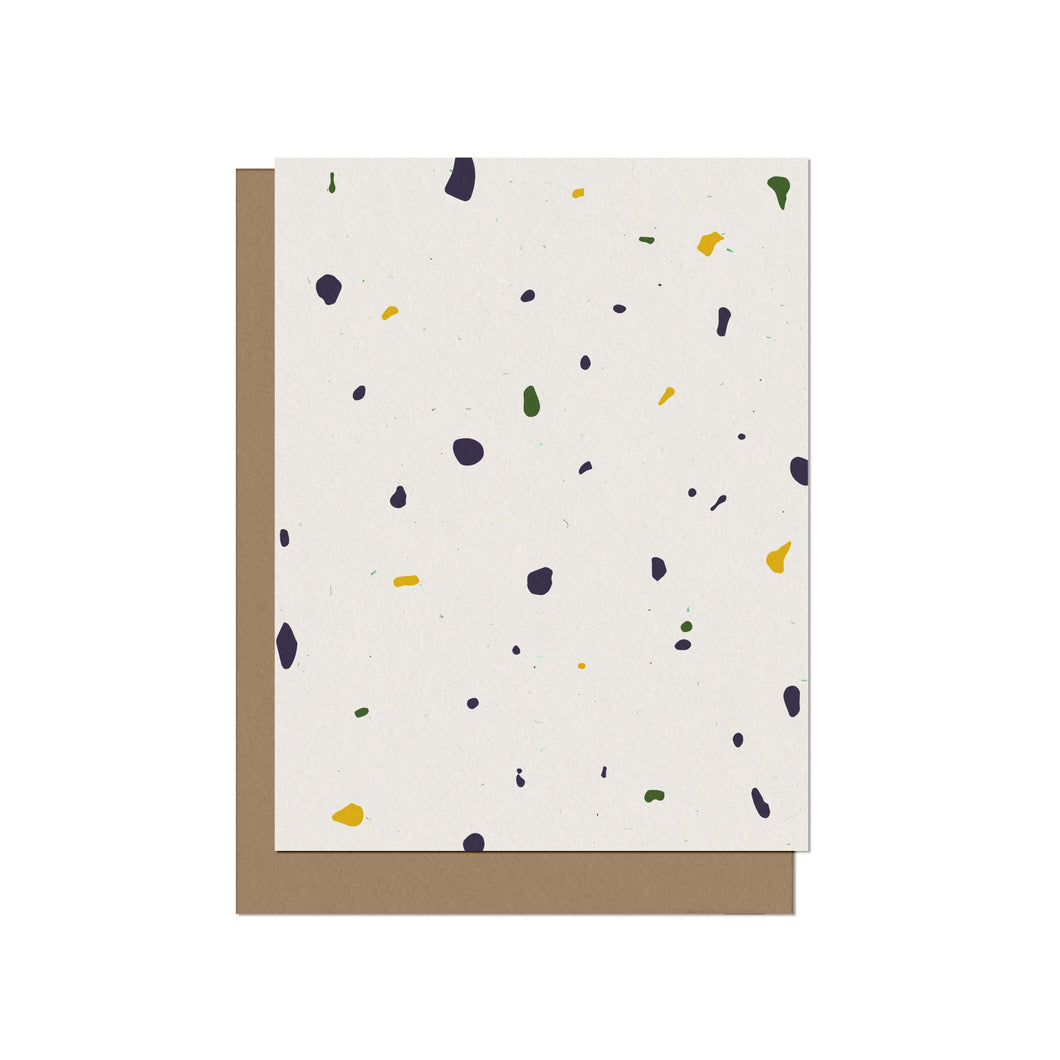 Mardi Gras Confetti - Blank Card
