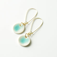 Melanie - Modern Porcelain Kidney Earrings