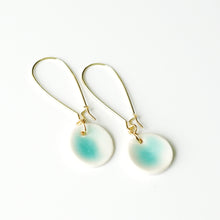 Melanie - Modern Porcelain Kidney Earrings