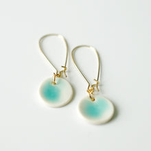 Melanie - Modern Porcelain Kidney Earrings