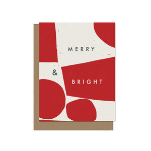 Merry and Bright Blank Christmas Card