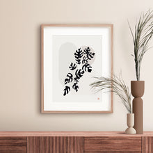 Flowing Monsteras Art Print