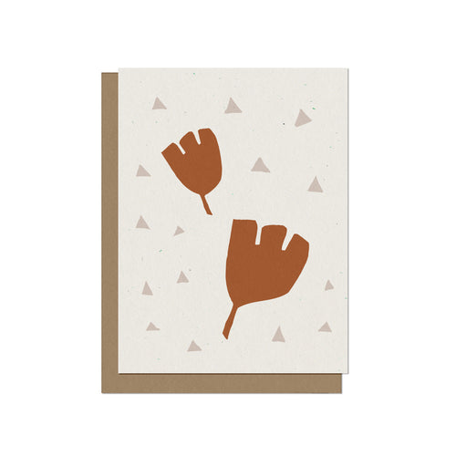 Minimalist Floral Blank Card