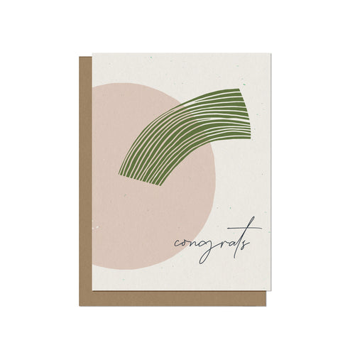 Modern Congrats Blank Card