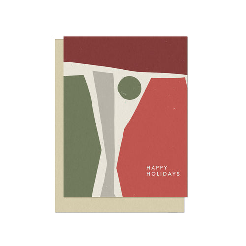 Modern Holiday Forms | Blank Holiday Card