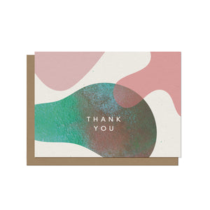 Modern Shapes Thank You Card