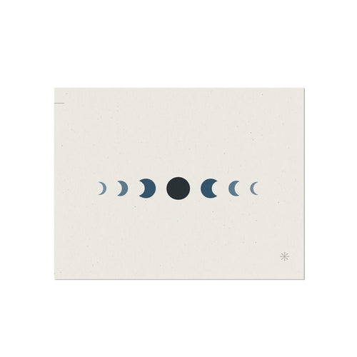 Modern Moon Phases Art Print