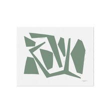 Moving Pieces Block Print