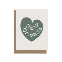 New Orleans Heart - Blank Card