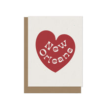 New Orleans Heart - Blank Card