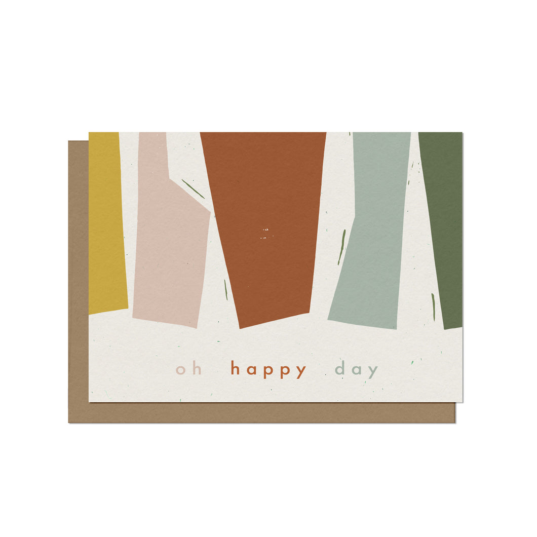 Oh Happy Day Blank Card