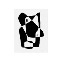 Opposites II Block Print