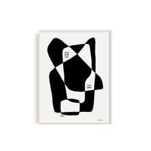 Opposites II Block Print