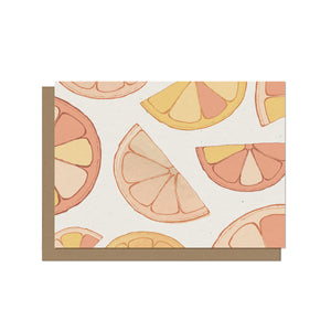 Orange Slices Blank Card