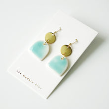 Penelope - Large Modern Arch Porcelain Earrings