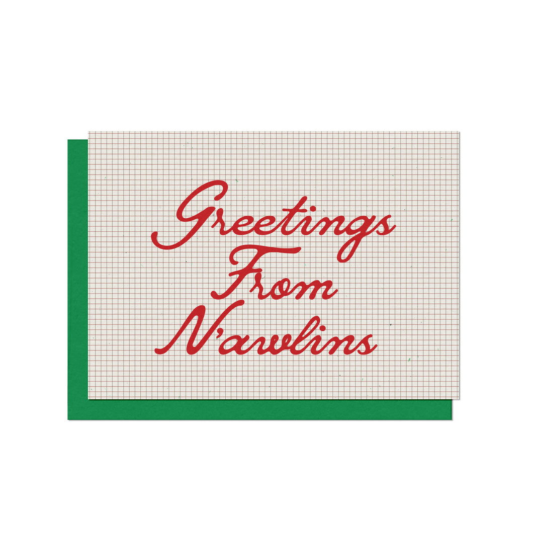 Retro Greetings from Nawlins | Blank Christmas Card