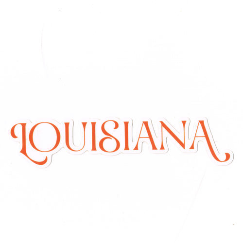 Louisiana Clear Sticker