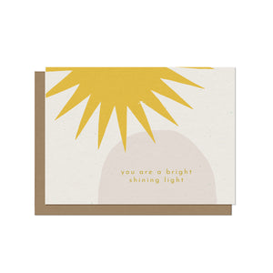 Shining Light Blank Card
