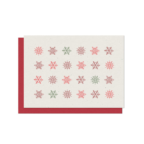 Snowflakes Blank Holiday Card