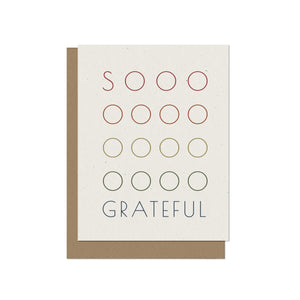 SOOO Grateful Blank Card