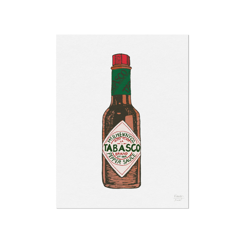 Tabasco Louisiana Hot Sauce Illustration The Collective Shop