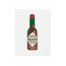 Tabasco Louisiana Hot Sauce Illustration