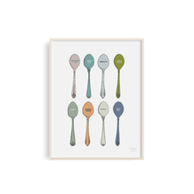 Tasty Spoons Art Print