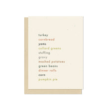Thanksgiving Feast Holiday Card