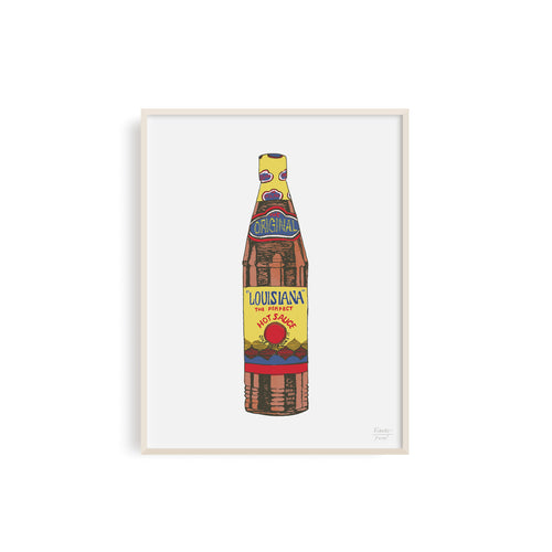 The Original Louisiana Hot Sauce Illustration