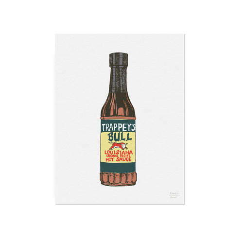 Trappey's Louisiana Hot Sauce Illustration
