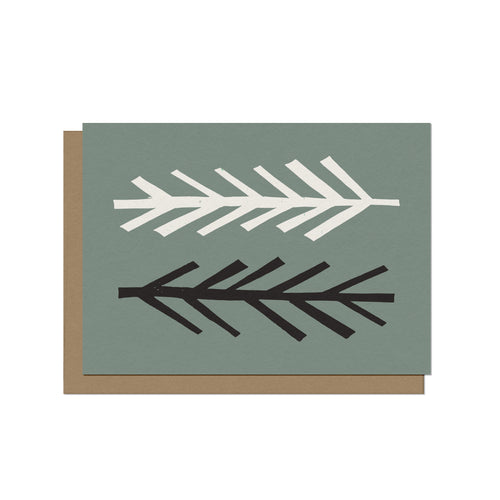 Two Branches Blank Card
