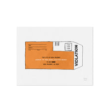 New Orleans Violations Art Print