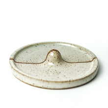 Ceramic Incense Holder - Gray and White Color Block