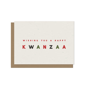 Wishing You a Happy Kwanzaa | Blank Card