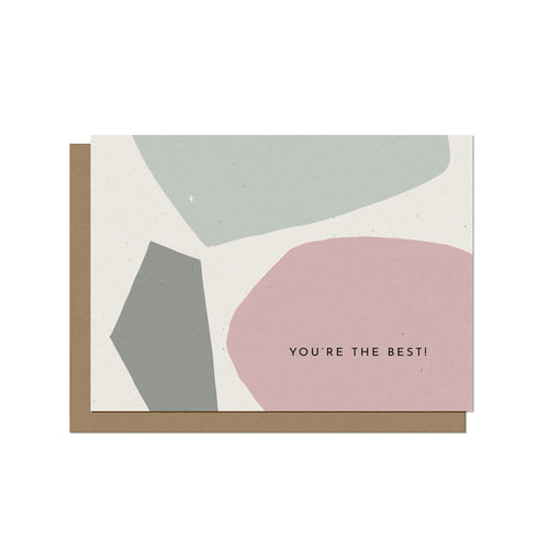 You're the Best Minimalist Forms Blank Card