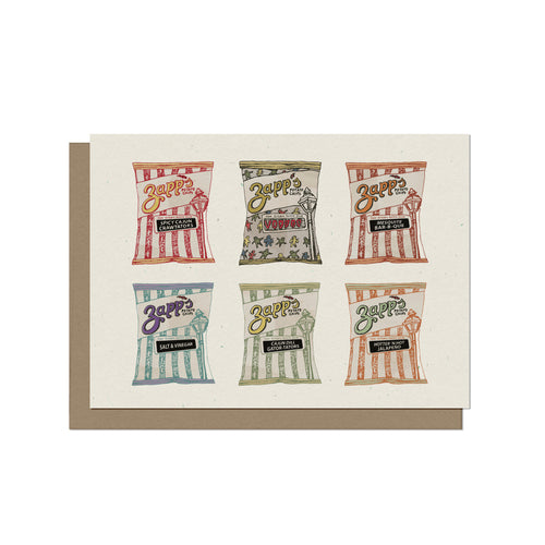 Zapps Assorted Chips - Blank Card