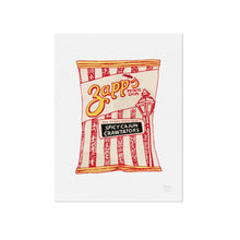 Zapps Spicy Cajun Crawtator Chips Illustration
