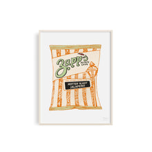 Zapps Hotter N Hot Jalapeno Chips Illustration by Statement Goods