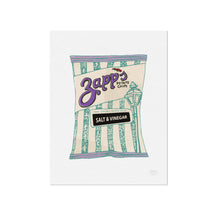 Zapps Salt and Vinegar Chip Illustration by Statement Goods