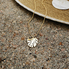 Monstera Pendant Necklace