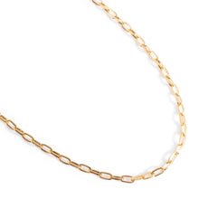 Gold Cable Chain Necklace