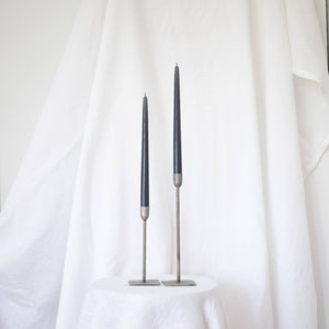 Charcoal Taper Candlesticks