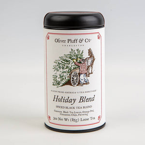Oliver Pluff's Holiday Blend - Tea Bags in Signature Tea Tin